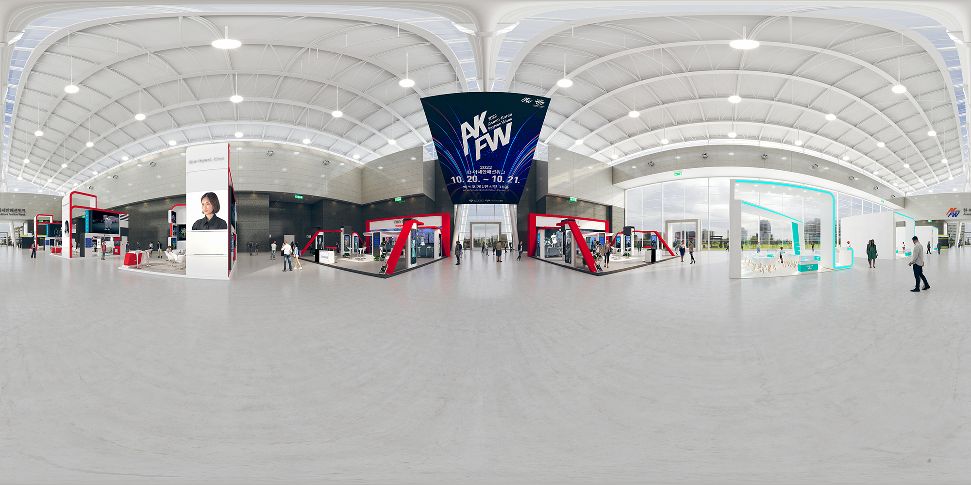 VR 전시관 파노라마 렌더링 제작
