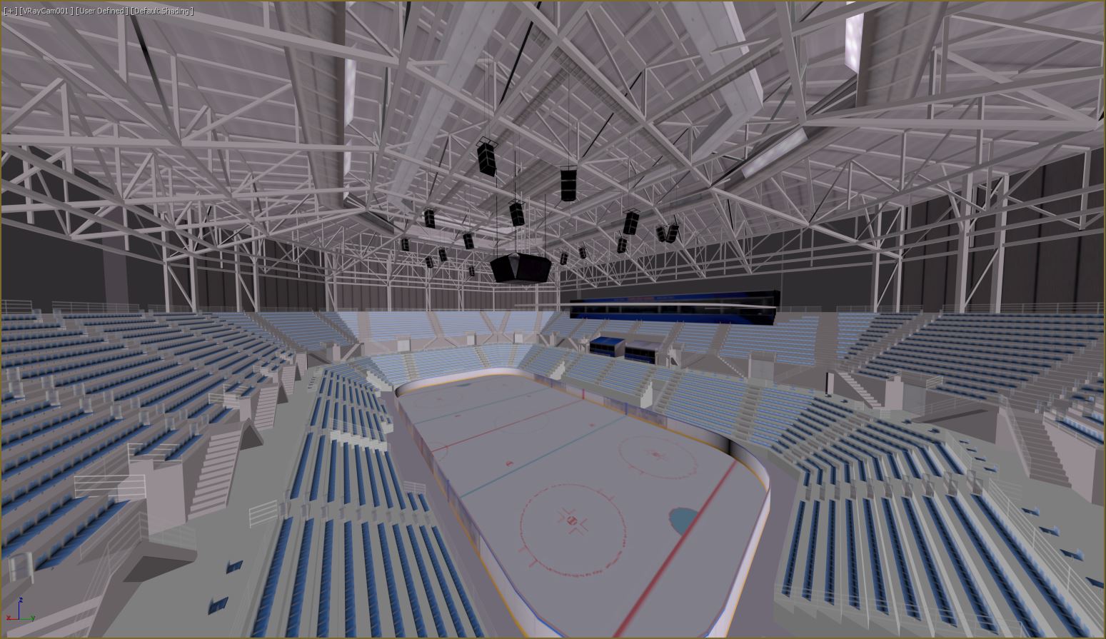 하키센터 내부 3D VR모델